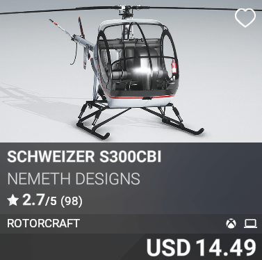 Schweizer S300CBi by Nemeth Designs. USD 14.49