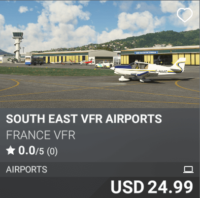 South East VFR Airports by France VFR. USD 24.99