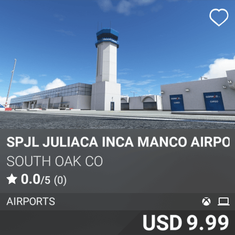 SPJL Juliaca Inca Manco Airport by South Oak Co. USD 9.99