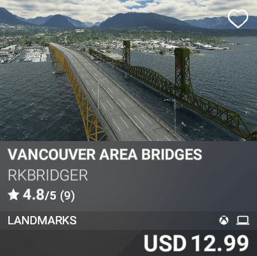 Vancouver Area Bridges by rkbridger. USD 12.99