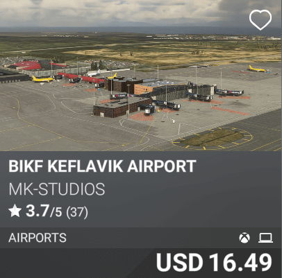 BIKF Keflavik Airport by MK-STUDIOS. USD 16.49