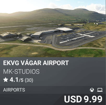 EKVG Vágar Airport by MK-STUDIOS. USD 9.99