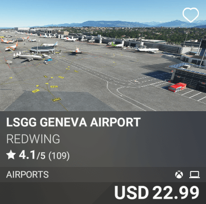 LSGG Geneva Airport by Redwing USD 22.99
