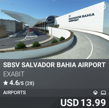 SBSV Salvador Bahia Airport by Exabit USD 13.99