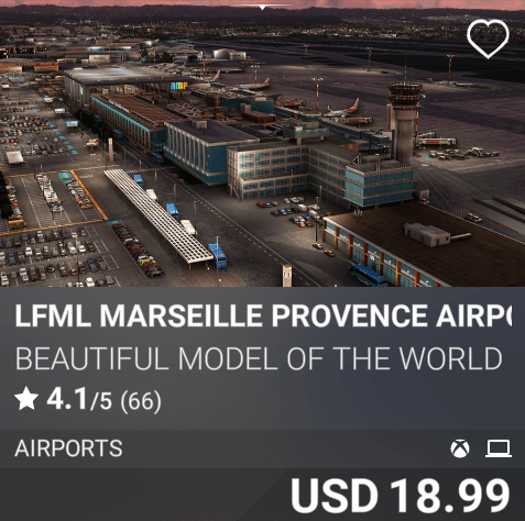 LFML Marseille Provence Airport by BEAUTIFUL MODEL of the WORLD. USD 18.99