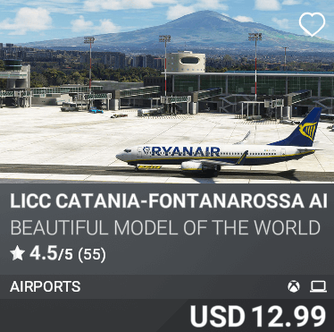 LICC Catania-Fontanarossa Airport by BEAUTIFUL MODEL of the WORLD. USD 12.99
