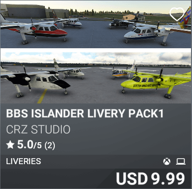 BBS Islander Livery Pack1 by CRZ Studio. USD 9.99