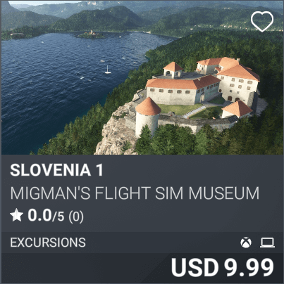 Slovenia 1 by MiGMan's Flight Sim Museum. USD 9.99