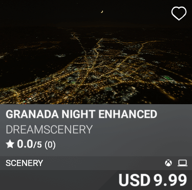 Granada Night Enhanced by DreamScenery. USD 9.99