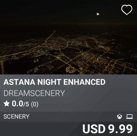 Astana Night Enhanced by Dreamscenery. USD 9.99