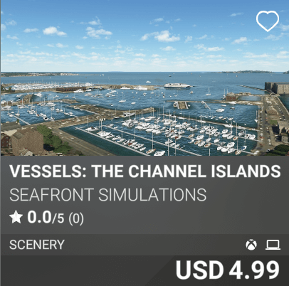 Vessels: The Channel Islands by Seafront Simulations. USD 4.99