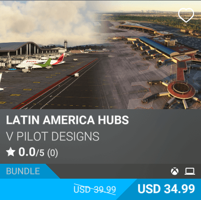 Latin America Hubs by V Pilot Designs. USD 34.99