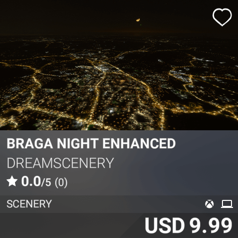 Braga Night Enhanced by Dreamscenery. USD 9.99