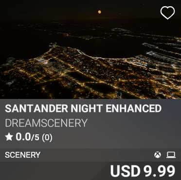 Santander Night Enhanced by DreamScenery. USD 9.99