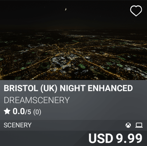 Bristol (UK) Night Enhanced by Dreamscenery. USD 9.99
