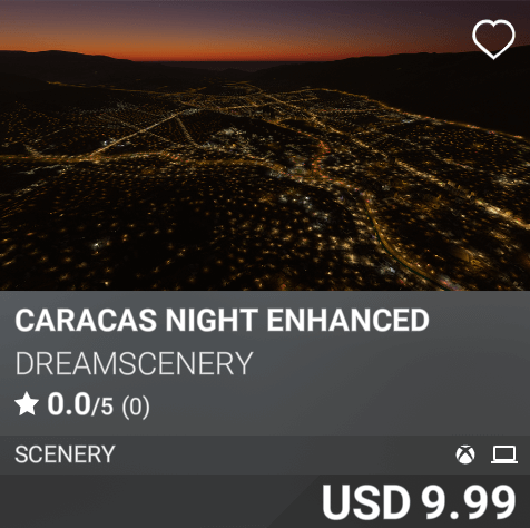 Caracas Night Enhanced by Dreamscenery. USD 9.99