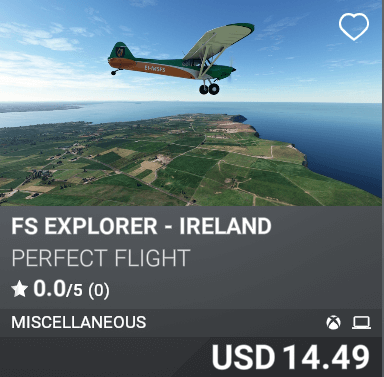 FS Explorer - Ireland by Perfect Flight. USD 14.49