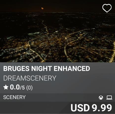 Bruges Night Enhanced by DreamScenery. USD 9.99