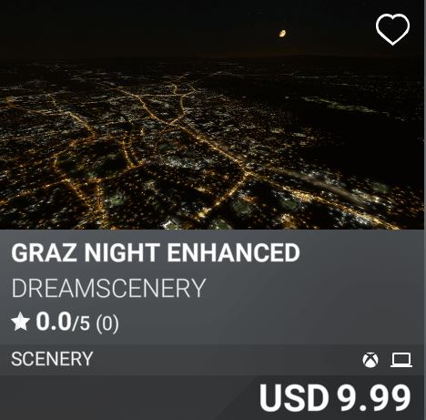 Graz Night Enhanced by DreamScenery. USD 9.99