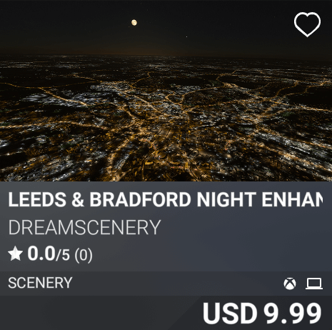 Leeds & Bradford Night Enhanced by DreamScenery. USD 9.99