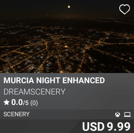 Murcia Night Enhanced by DreamScenery. USD 9.99