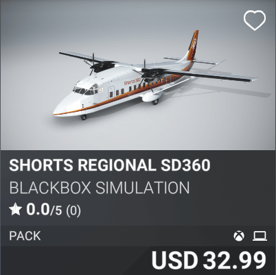 Shorts Regional Sd360 by BlackBox Simulation. USD 32.99