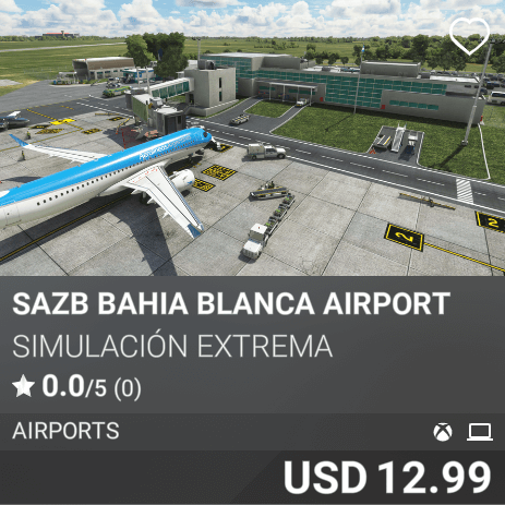 SAZB Bahia Blanca Airport by Simulación Extrema. USD 12.99