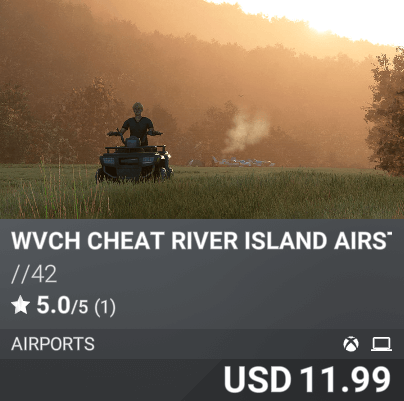 WVCH Cheat River Island Airstrip by //42. USD 11.99