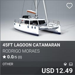 45ft Lagoon Catamaran by Rodrigo Moraes. USD 12.49