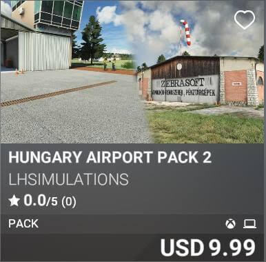 Hungary Airport Pack 2 by LHSimulations. USD 9.99