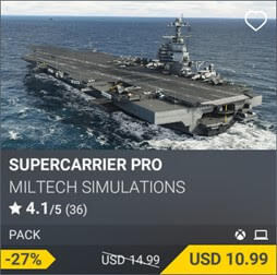 Supercarrier Pro by Miltech Simulations. USD 14.99 (on sale for 10.99)