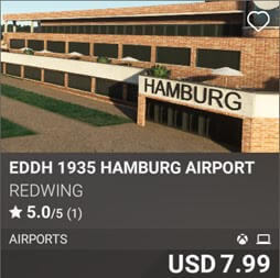 EDDH 1935 Hamburg Airport by REDWING. USD 7.99