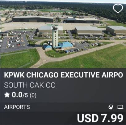 KPWK Chicago Executive Airport by South Oak Co. USD 7.99
