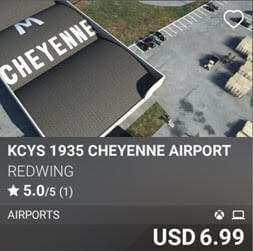 KCYS 1935 Cheyenne Regional Airport by REDWING. USD 6.99