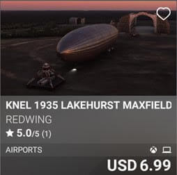 KNEL 1935 Lakehurst Maxfield Field by REDWING. USD 6.99