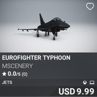 Eurofighter Typhoon by Mscenery. USD 9.99