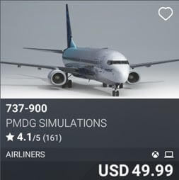 737-900 by PMDG Simulations. USD 49.99