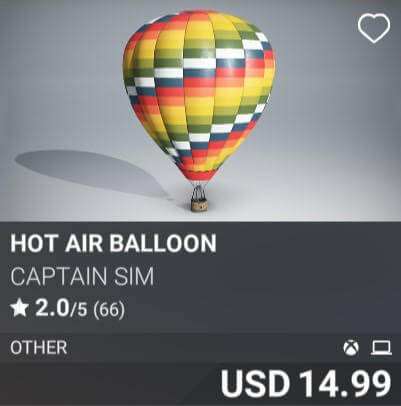 Hot Air Balloon by Captain Sim. USD 14.99