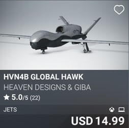 HVN4B GLOBAL HAWK by Heaven Designs & Giba. USD 14.99