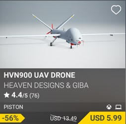 HVN900 UAV DRONE by Heaven Designs & Giba. USD 13.49 (on sale for 5.99)
