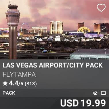 Las Vegas Airport/City Pack by FlyTampa. USD 19.99