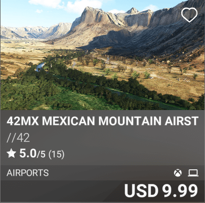 42MX Mexican Mountain Airstrip by //42. USD 9.99