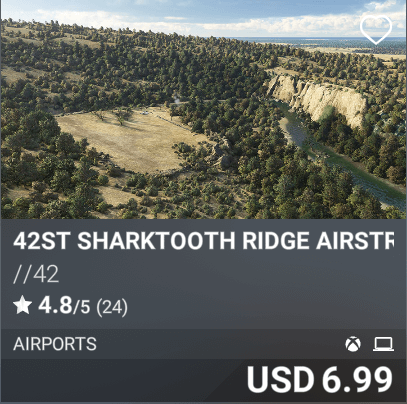 42ST Sharktooth Ridge Airstrip by //42. USD 6.99