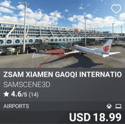 ZSAM Xiamen Gaoqi International Airport by SamScene3D. USD 18.99