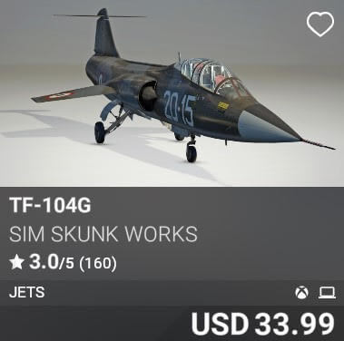 TF-104G by Sim SKunk Works. USD 33.99