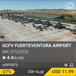 GCFV Fuerteventura Airport by MK-STUDIOS. USD 16.49 (on sale for 11.99)