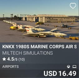 KNKX 1980s Marine Corps Air Station Miramar by Miltech Simulations. USD 16.49