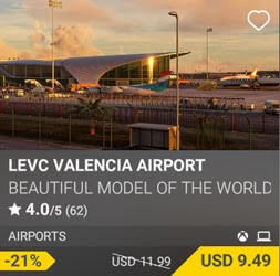 LEVC Valencia Airport by BEAUTIFUL MODEL of the WORLD. USD 11.99 (on sale for 9.49)