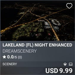 Lakeland (FL) Night Enhanced by DreamScenery. USD 9.99