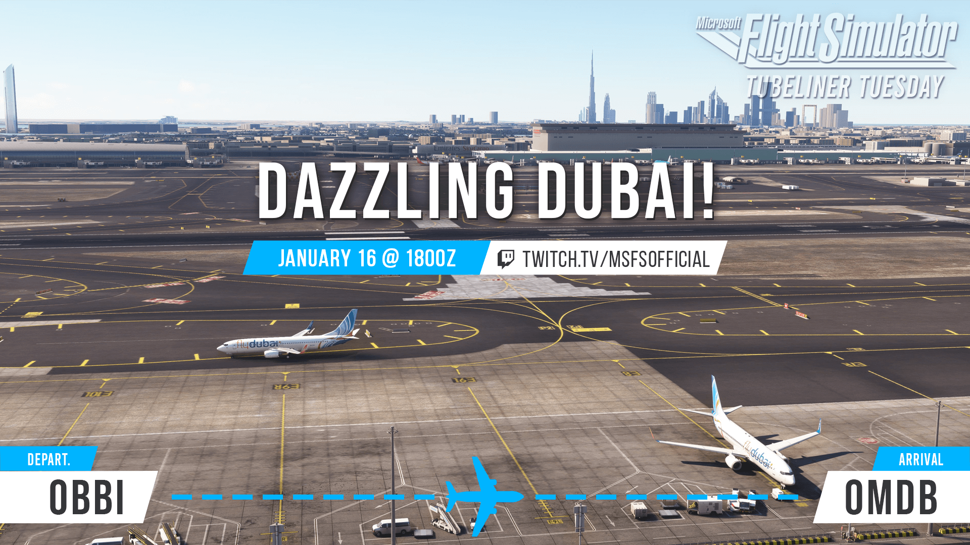 Tubeliner Tuesday - Dazzling Dubai - January 16, 2024